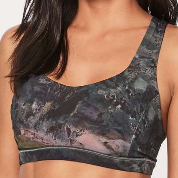 Lululemon Free to Be Serene Sports Bra Radiant Multi - Size 4 - Picture 1 of 5